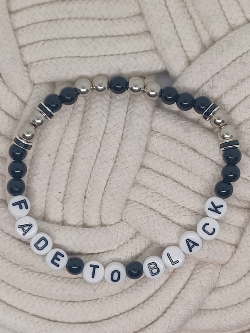 Metallica- Life Burns Faster Tour- Fade to Black Bracelet